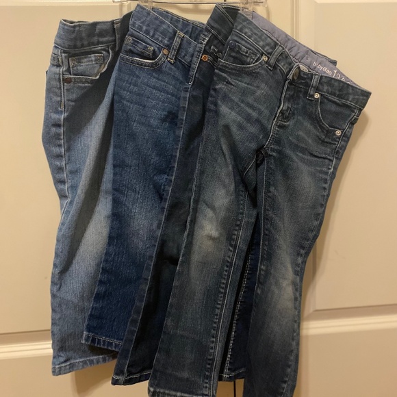 Girls 4/4T Jeans (4 pairs) - Picture 1 of 9